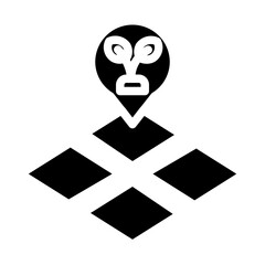 vegetable plot solid icon