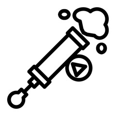 insect spray with gas line icon