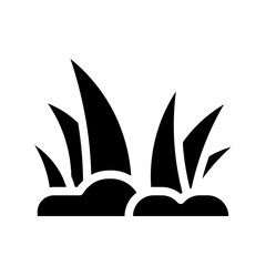 weeds solid icon