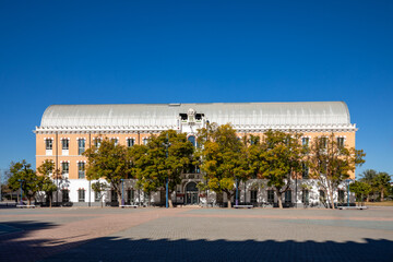 Building of the music conservatory in the artillery barracks of Murcia, Region of Murcia, Spain,...