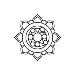 Abstract mandala design.