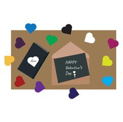 celebrating Valentine's Day.