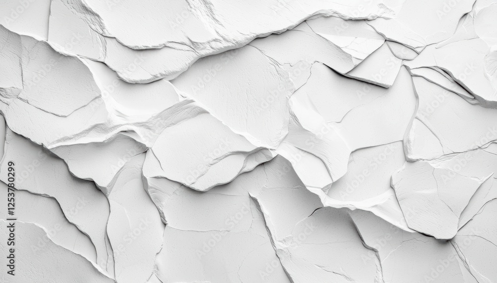 Poster textured white stone wall with layered rough patterns elegant and natural background for architectur