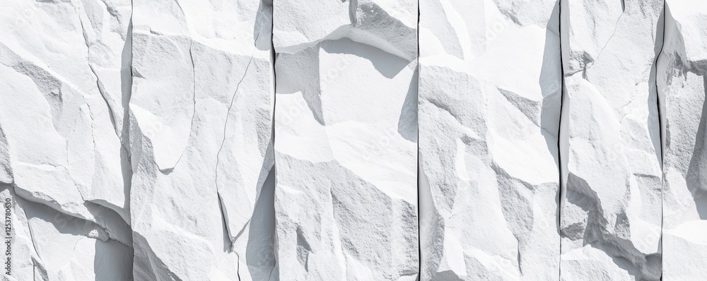 Poster white layered stone texture with natural cracks and shadows subtle and elegant surface perfect for a