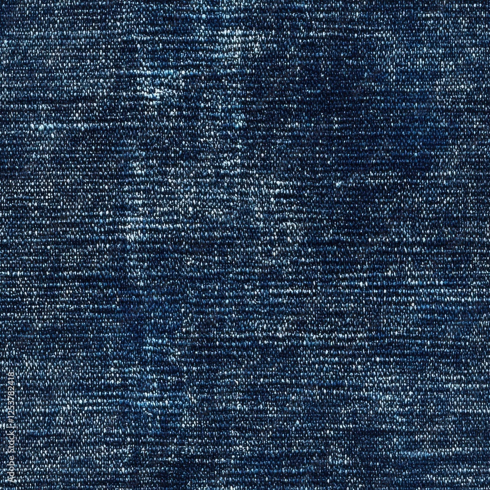 Poster deep blue fabric texture with subtle variations and intricate detail for creative projects and desig