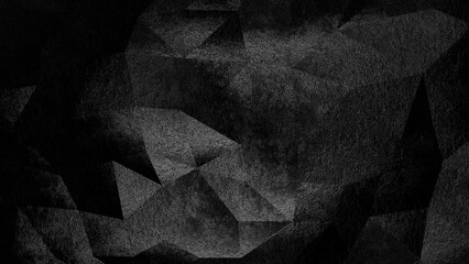Abstract Geometric Greyscale Backdrop (3d rendering)