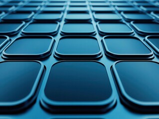 Obraz premium Smart steel grids storing renewable energy in infrastructure