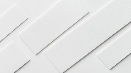 Abstract Geometric Design With White Rectangular Shapes