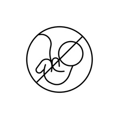 Embryo Child icon Vector logo set flat