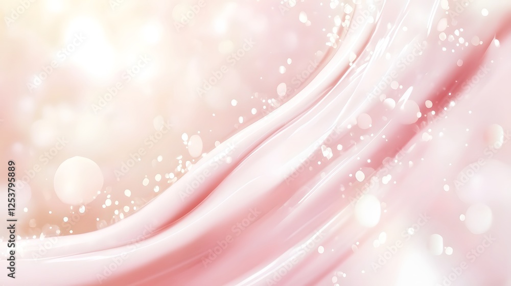 Aufkleber Sparkling pink and pastel gradient abstract light glittering background  Elegant glamorous and luxurious digital texture with shiny iridescent and ethereal qualities  Perfect for romantic wedding
