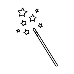 magic wand icon Vector logo set flat