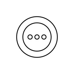 more button icon Vector logo set flat