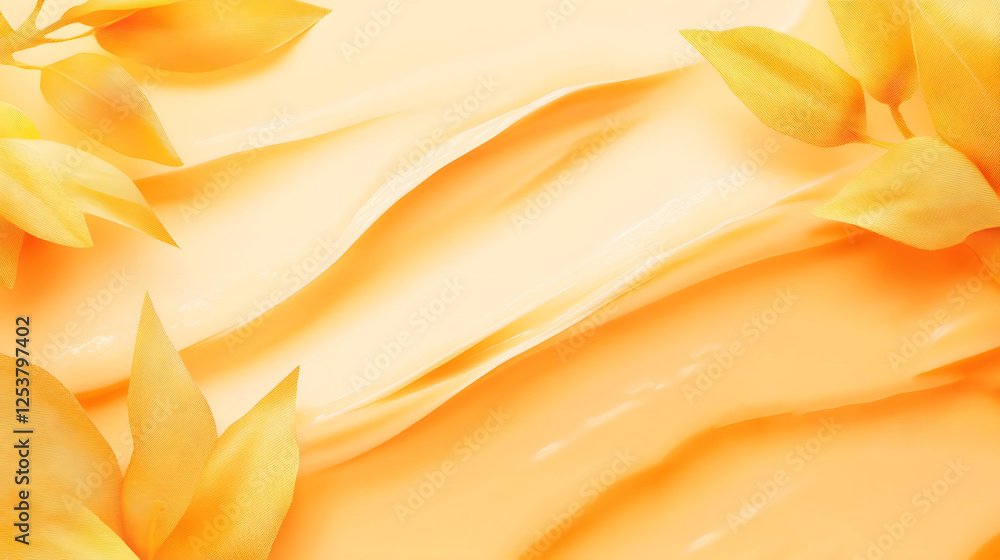 Aufkleber Vibrant Abstract Flowing Liquid Swirls with Soft Gradient Color Palette   Mesmerizing Psychedelic Digital Fractal Wallpaper Design for Meditation Wellness and Yoga Concepts
