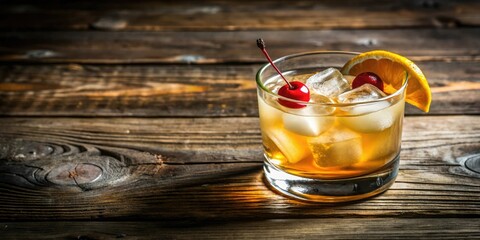 A classic whiskey sour cocktail sitting on a wooden surface, beverages, mixology, mixer, barware