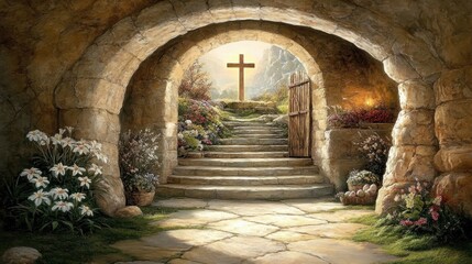 Obraz premium Resurrection Pathway.