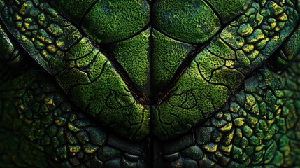 Emerald Dragon Scale: A Macro Photography Masterpiece