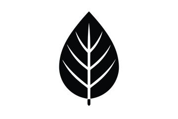 Green leaf icon in flat style, on white background. leaf icon set. nature icon, leaf vector illustration.
