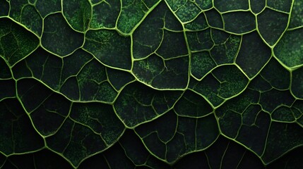 Intricate Leaf Veins: A Macro Photography Masterpiece