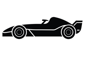 Obraz premium sport car silhouette