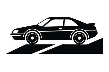 Fototapeta premium car silhouette vector