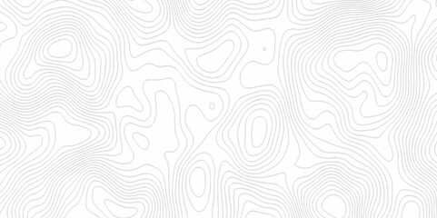 White topography topology vector white background fresh contour map texture. white seamless pattern Abstract background with a wave Topography and geography map grid abstract backdrop.