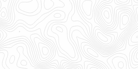 White topography topology vector white background fresh contour map texture. white seamless pattern Abstract background with a wave Topography and geography map grid abstract backdrop.