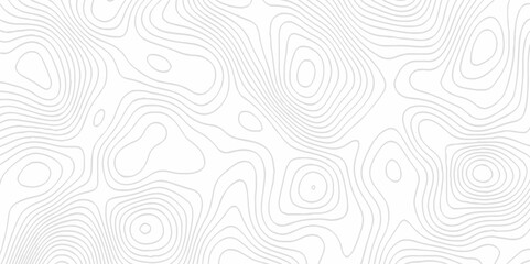 White topography topology vector white background fresh contour map texture. white seamless pattern Abstract background with a wave Topography and geography map grid abstract backdrop.