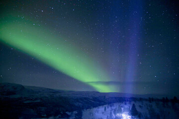 Northern lights from Gapherus (Nordreisa) in the Northern Norway.
