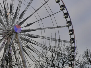 Roue de Paris Concorde sunset nightfall