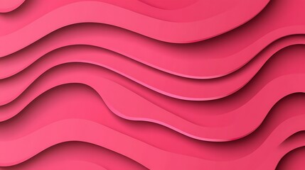 Obraz premium Pink wavy abstract background