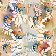 Obraz premium Unique floral paisley pattern, Persian pattern Indian floral pattern, Vector Illustration ,Design for fashion , fabric, textile, wallpaper , wrapping and all print 