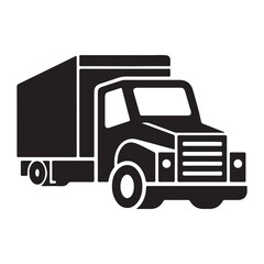 Fototapeta premium Truck vector icon. truck vector.