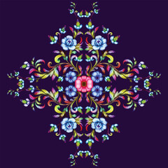 Unique floral paisley pattern, Persian pattern Indian floral pattern, Vector Illustration ,Design for fashion , fabric, textile, wallpaper , wrapping and all print
