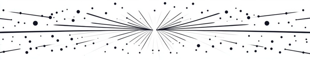 Radiating Lines with Scattered Points