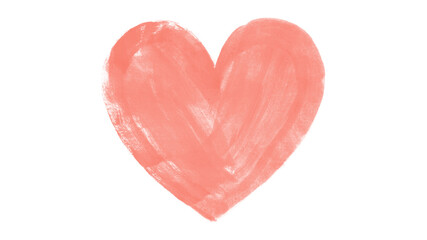 Red Watercolor Heart on Transparent Background – Hand-Painted Love Symbol for Valentine’s Day, Romance, and Greeting Cards