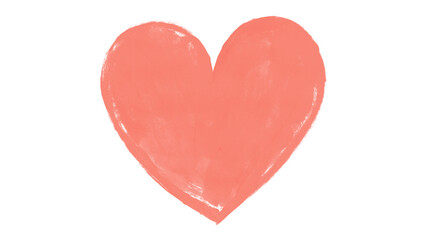 Fototapeta premium Red Watercolor Heart on Transparent Background – Hand-Painted Love Symbol for Valentine’s Day, Romance, and Greeting Cards