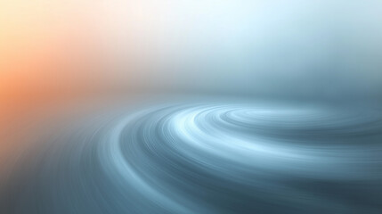 Abstract vortex with smooth gradient background, 3D design