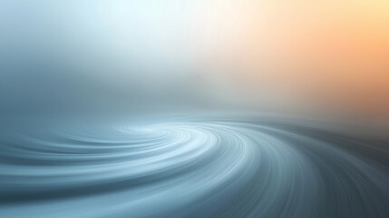 Abstract vortex with smooth gradient background, 3D design