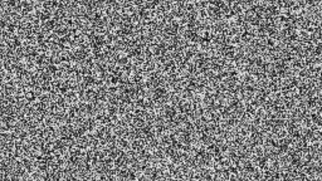 A classic TV no signal screen featuring glitchy static, color bars, and distorted noise patterns. The chaotic visual effect evokes a retro, analog feel, perfect for vintage, cyberpunk, and glitch aest