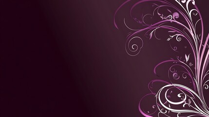 Purple floral design, background texture