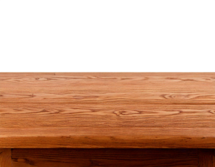 Wooden table, rectangle tabletop, white transparent background, natural, realistic, studio light, smooth surface, polished edges, sturdy legs, solid wood, minimalist, elegant, craftsmanship, durable, 