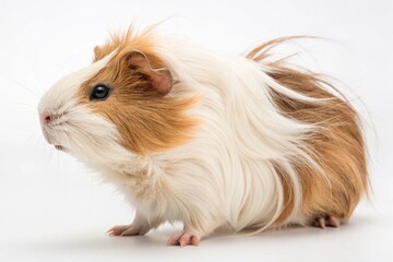 dutch guinea pig isolated on white background