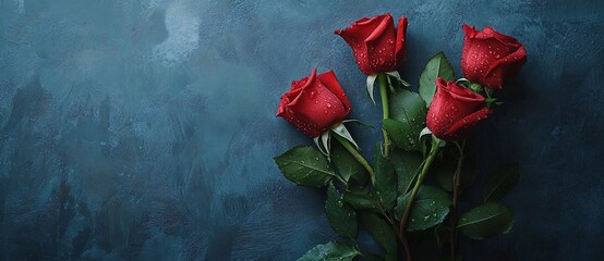 bouquet of red roses