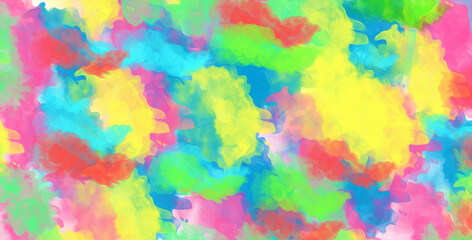 abstract colorful cloudy majestic artistic watercolor color flow cloud style background