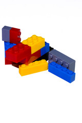 Fototapeta premium collection of pieces in various colours and sizes