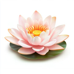 A close up of a flower, Bangladesh national flowers isolated on a transparent background