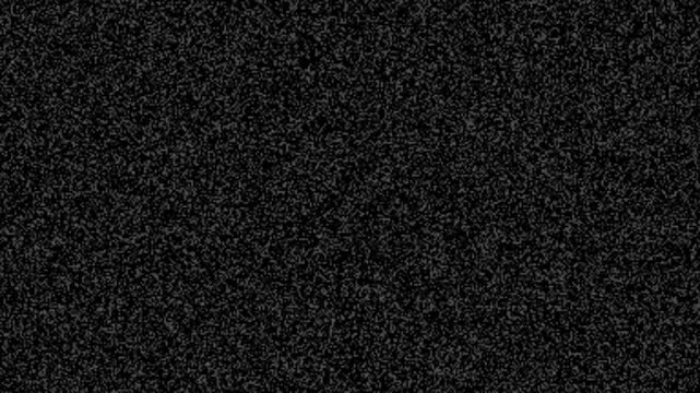 A classic TV no signal screen featuring glitchy static, color bars, and distorted noise patterns. The chaotic visual effect evokes a retro, analog feel, perfect for vintage, cyberpunk, and glitch aest