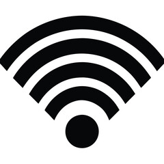  Wifi signal waves vector art illustration
