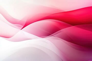 Delicate pink wave shapes with transparent light reflections for soft and soothing visuals