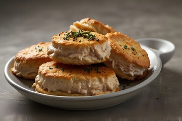 Southern Biscuits and Gravy with Creamy Chicken Gravy